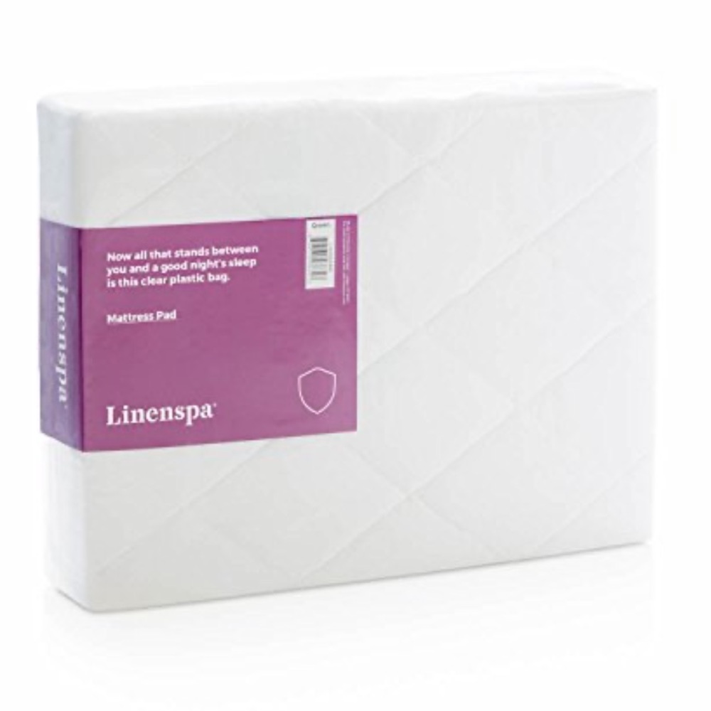 LINENSPA Quilted Microfiber Mattress Pad – Twin